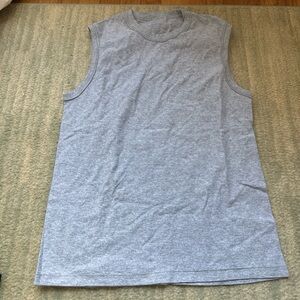 Fruit of the Loom Unisex Grey Sleeveless Shirt